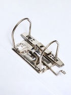 Папка-регистратор А4, 75 мм, ПВХ, тиснение «лен», металлическая окантовка, карман на корешок, собранная, бордовая - Фото 6