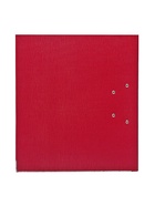 Папка-регистратор А4, 75 мм, ПВХ, тиснение «лен», металлическая окантовка, карман на корешок, собранная, бордовая - Фото 7