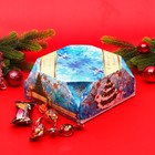 Новогодний набор «Шоколадный Коктейль» короб голубой 280 г - фото 11019742