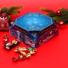 Новогодний набор «Шоколадный Коктейль» короб синий 280 г - фото 11019749