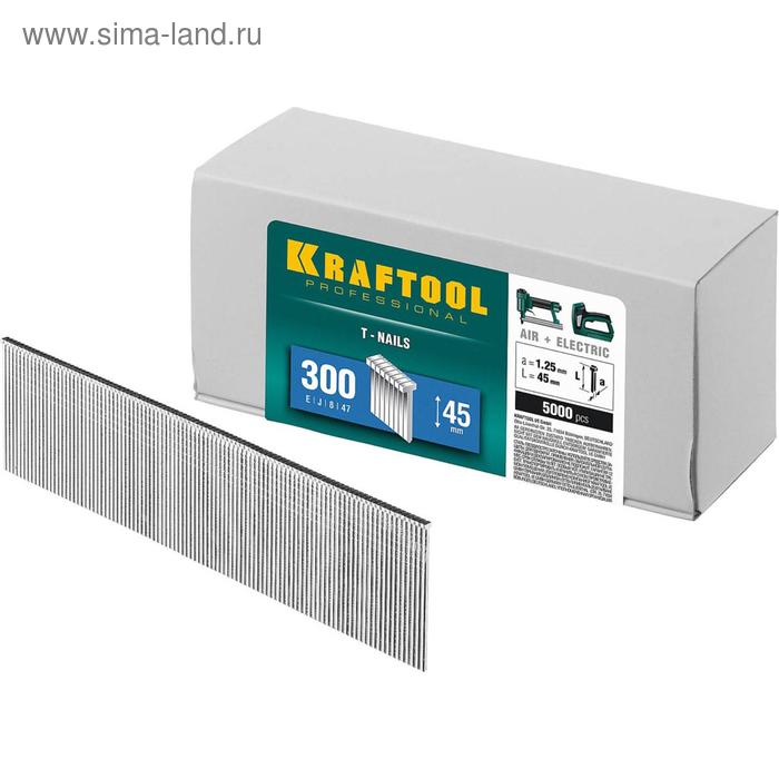 Гвозди для мебельного степлера KRAFTOOL, тип 300, 45 мм, 5000 шт - Фото 1