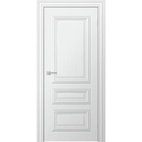 Дверное полотно «Бионика Ella», 600 × 2000 мм, глухое, цвет снежный