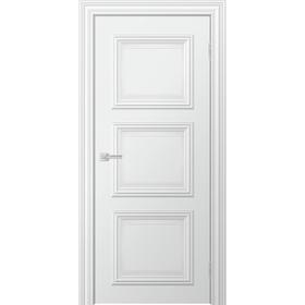 Дверное полотно «Бионика Miel», 600 × 2000 мм, глухое, цвет снежный