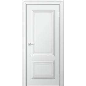 Дверное полотно «Бионика Dora», 600 × 2000 мм, глухое, цвет снежный