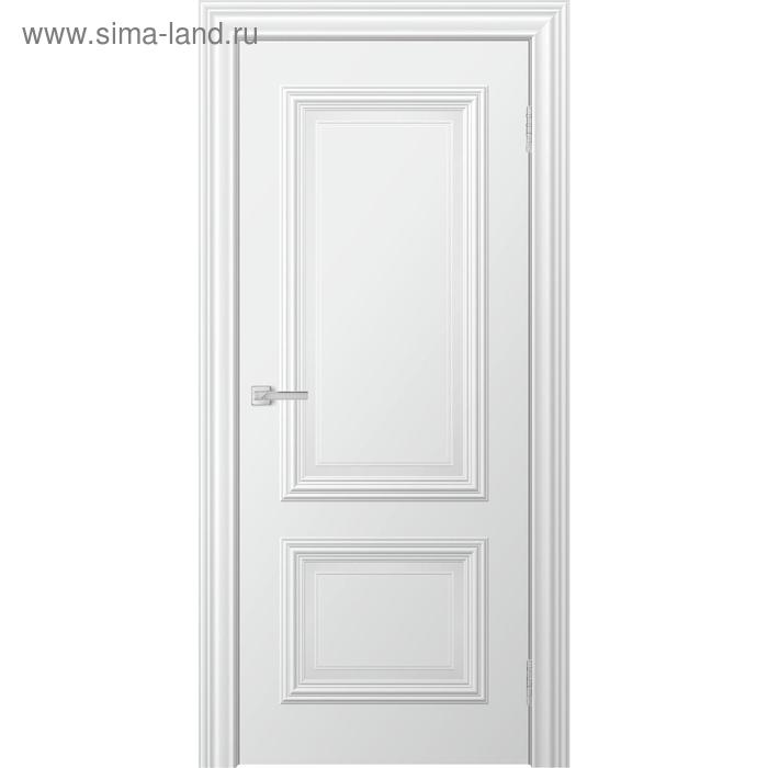 Дверное полотно «Бионика Dora», 600 × 2000 мм, глухое, цвет снежный - Фото 1