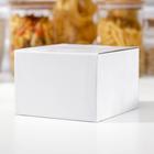 Банка керамическая для сыпучих продуктов «Эстет», 570 мл, цвет белый - Фото 3