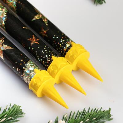 Свечи фонтаны для торта «Звёзды», 12.5 см, 30 сек, 3 шт.