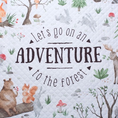 Покрывало 2-спальное «Этель» Adventure, 180×210±5 см, микрофибра