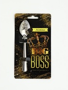 Ложка чайная с гравировкой Big boss, 14×3 см - Фото 2