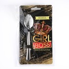 Ложка чайная с гравировкой Girl boss, h=14 см - Фото 7