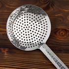 Шумовка для казана Шафран, 58 см, диаметр 16 см, узбекская, с деревянной ручкой, металл - Фото 2