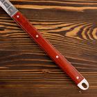 Шумовка для казана Шафран, 58 см, диаметр 16 см, узбекская, с деревянной ручкой, металл - Фото 4