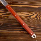 Шумовка для казана Шафран, 58 см, диаметр 16 см, узбекская, с деревянной ручкой, металл - Фото 8