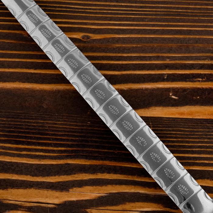 Поварешка для казана узбекская 42см, диаметр 14см с деревянной ручкой - фото 1883600709