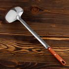 Поварешка для казана узбекская 42 см, диаметр 14 см с деревянной ручкой - Фото 5