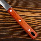 Поварешка для казана узбекская 42 см, диаметр 14 см с деревянной ручкой - Фото 7