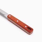 Шумовка-лопатка для казана Шафран, 45 см, ширина 14 см, узбекская, с деревянной ручкой, металл - Фото 3