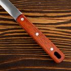 Шумовка-лопатка для казана Шафран, 45 см, ширина 14 см, узбекская, с деревянной ручкой, металл - Фото 8