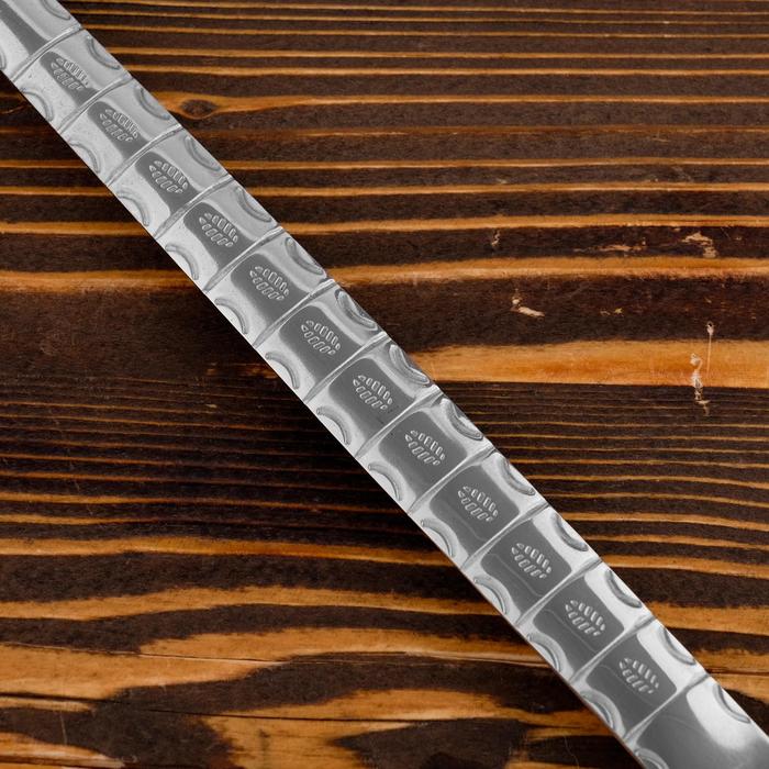 Поварешка для казана узбекская 42см, диаметр 10см с деревянной ручкой - фото 1902775261