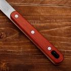 Шумовка для казана Шафран, 48 см, диаметр 13 см, узбекская, с деревянной ручкой, металл, серебристая - Фото 4