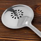 Шумовка для казана Шафран, 48 см, диаметр 13 см, узбекская, с деревянной ручкой, металл, серебристая - Фото 6