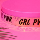 Ремень женский голография "GRL PWR" - фото 6344433