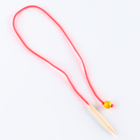 Шнуровка «Шарики и шайбочки», бусы геометрические цветные - Фото 4