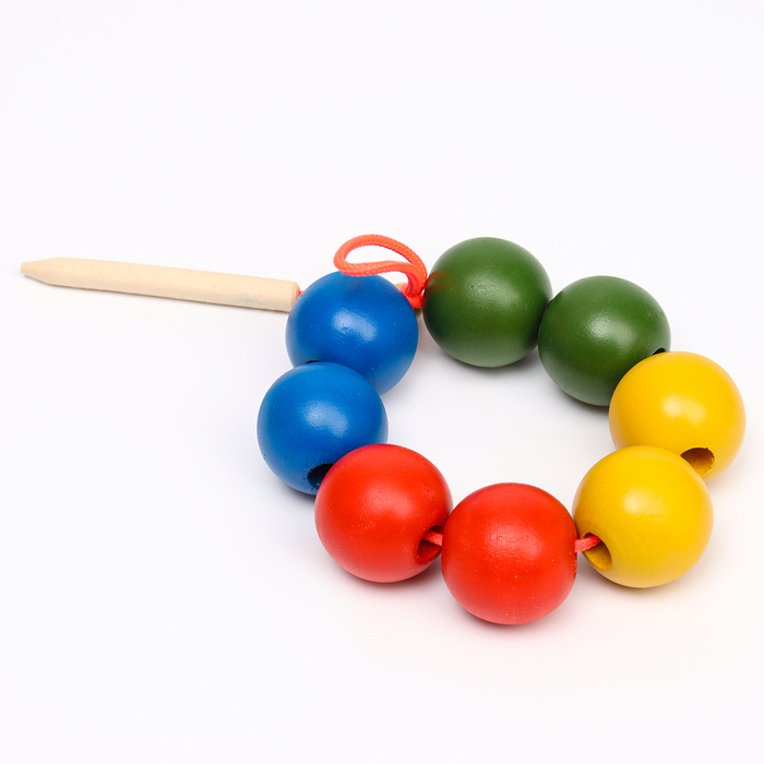 Бусы «Шары цветные», 8 шт. - Фото 1