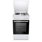 Плита Gorenje K5111WG, комбинированная, 4 конфорки, 68 л, газ-контроль, белая - Фото 2