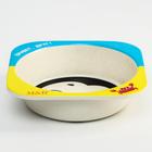 Миска - тарелочка детская из бамбука «Пингвин», 14х14х4 - фото 42853811