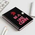 Записная книжка на кнопке "Be a unicorn", А6, 96 л  (артикул 4746997)  большой выбор товаров оптом и в розницу по низким ценам с доставкой