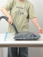 Вакуумный пакет для хранения вещей Доляна, 80×130 см, прозрачный - Фото 14