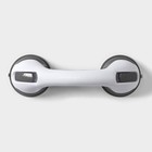 Ручка для ванны на вакуумных присосках, белая - Фото 6