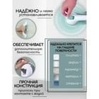 Ручка для ванны на вакуумных присосках, белая - Фото 3