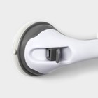 Ручка для ванны на вакуумных присосках, белая - Фото 7