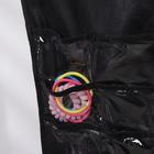 Органайзер для хранения аксессуаров, 41×74 см, цвет чёрный - Фото 3