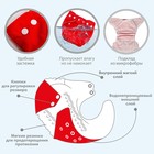 Многоразовый подгузник «Я люблю маму», 3-15 кг, цвет красный, Крошка Я 4978175 - фото 1552463
