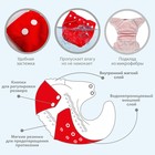 Многоразовый подгузник «Я люблю маму», 3-15 кг, красный, Крошка Я - Фото 3