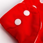 Многоразовый подгузник «Я люблю маму», 3-15 кг, красный, Крошка Я - Фото 8