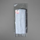 Тесьма декоративная «Шанель», 12 мм, 10±1 м, цвет серебряный - Фото 3