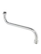 Излив для смесителя ZEIN, S-образный, по оси 30 см, аэратор пластик, сетка металл - Фото 4