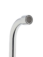 Излив для смесителя ZEIN, S-образный, по оси 30 см, аэратор пластик, сетка металл - Фото 5