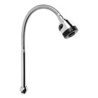 Излив для смесителя ZEIN, 3/4", гибкий, аэратор с регулировкой потока, нержавеющая сталь - Фото 3