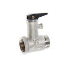 Предохранительный клапан ZEIN, для водонагревателя, 1/2", с курком, латунь, никелированный - фото 320882878