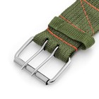 Ошейник четырехслойный с вертлюгом, 80×4.9 см, ОШ 64-74 см, полиэстер, зелёный - Фото 5