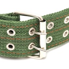 Ошейник четырехслойный, 80×4.9 см, ОШ 65-75 см, полиэстер, зелёный - Фото 4