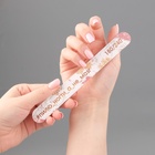 Пилка для ногтей «Пилю ногти», прямая, 180/240 грит, 18 см, разноцветная - Фото 2