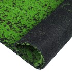 Мох искусственный, декоративный, полотно 1 × 1 м, зелёный на чёрном - фото 9094989