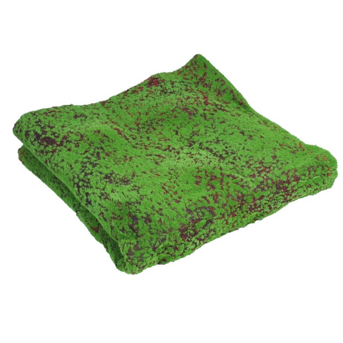 Мох искусственный, декоративный, полотно 1 × 1 м, рельефный, зелёный с щепой, Greengo - фото 1927612965
