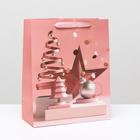 Пакет ламинированный "Новогодние фигуры", 26 x 32 x 12 см - Фото 1